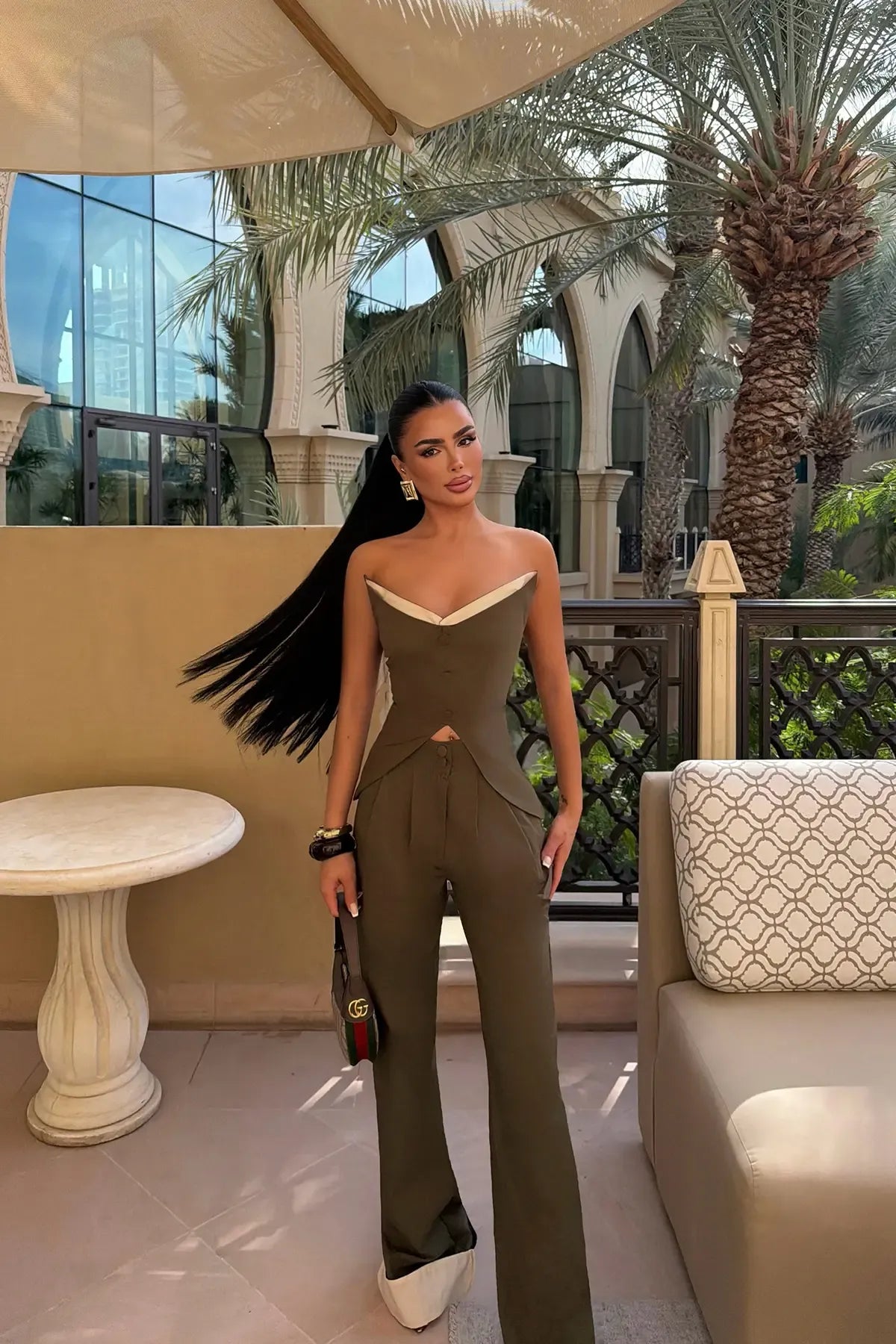 Khaki Amyris Set