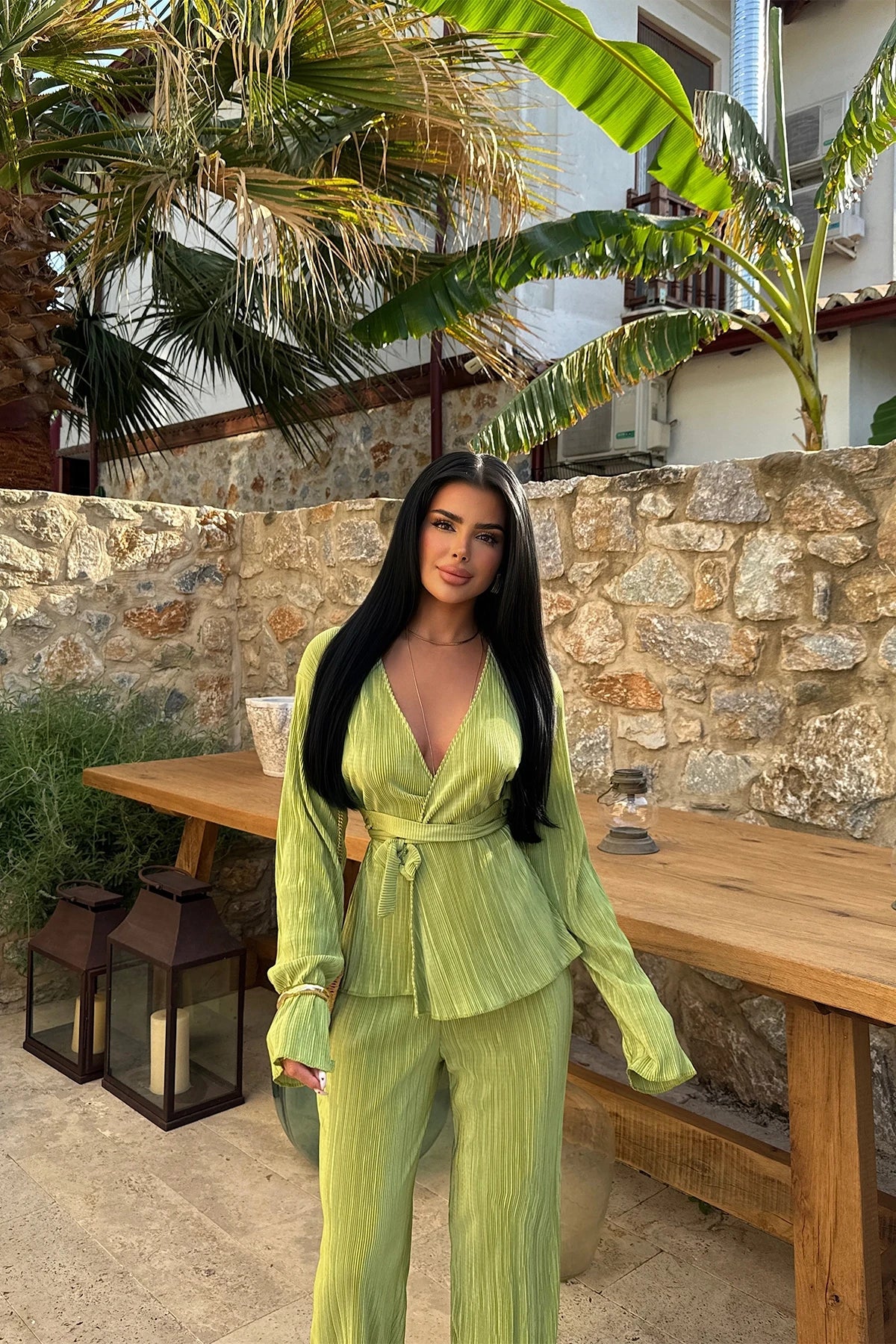 Oil Green Valerie Suit