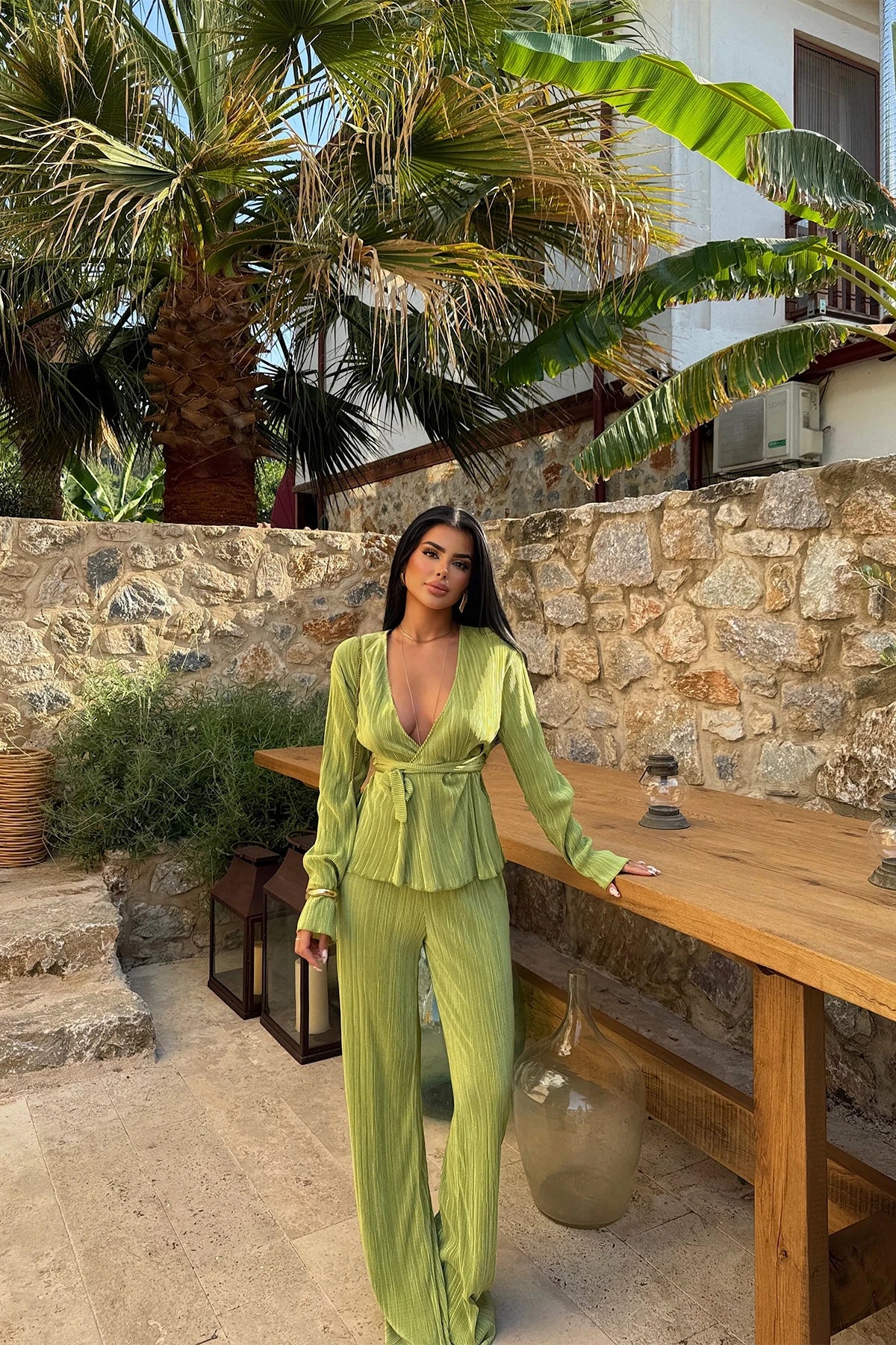 Oil Green Valerie Suit