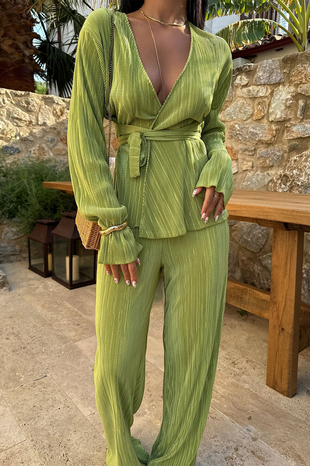 Oil Green Valerie Suit