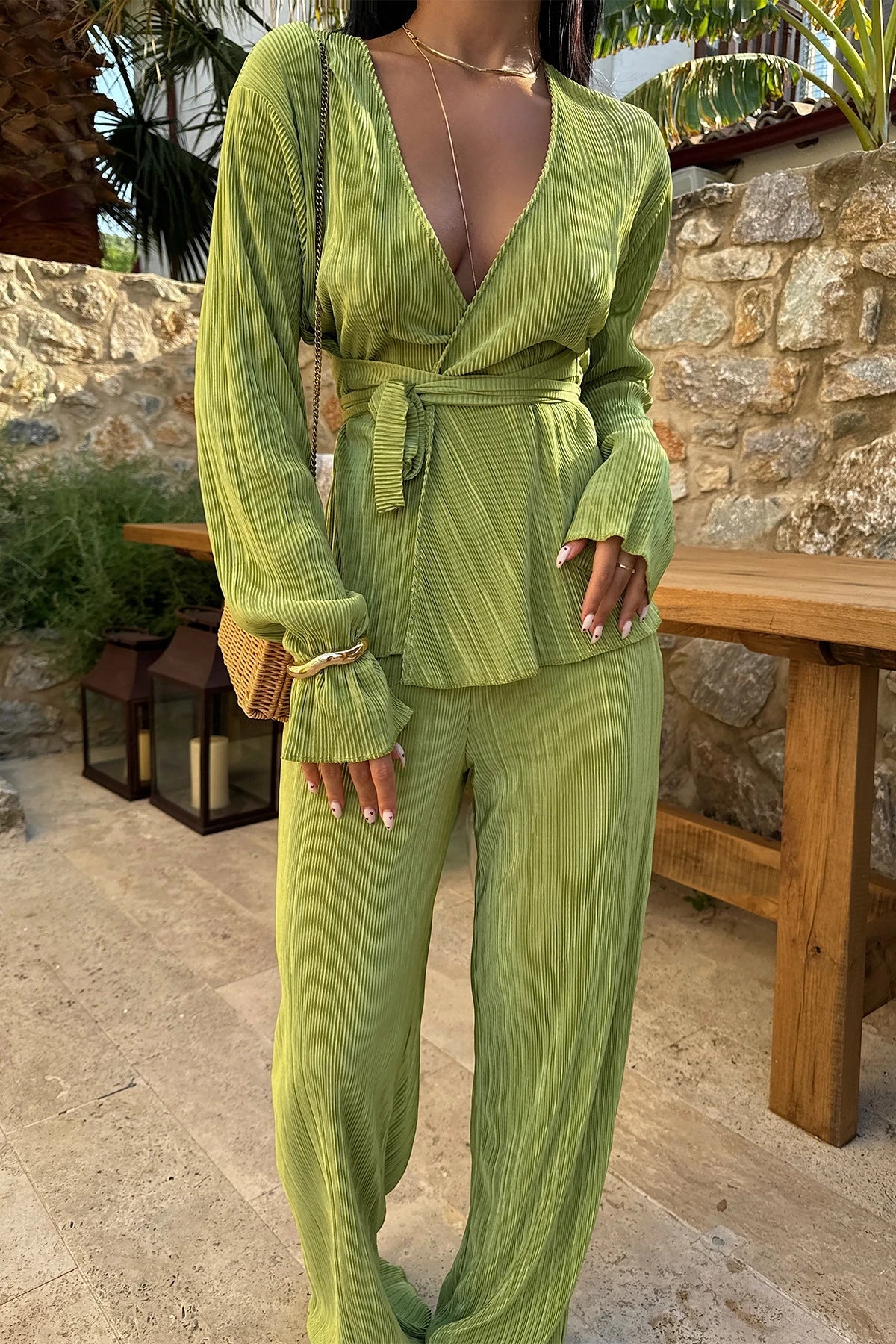 Oil Green Valerie Suit
