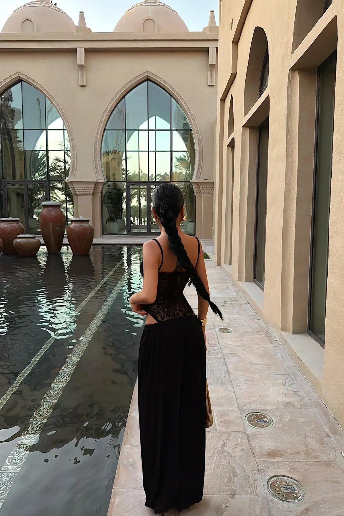 Black Brigitta Lace Bodysuit