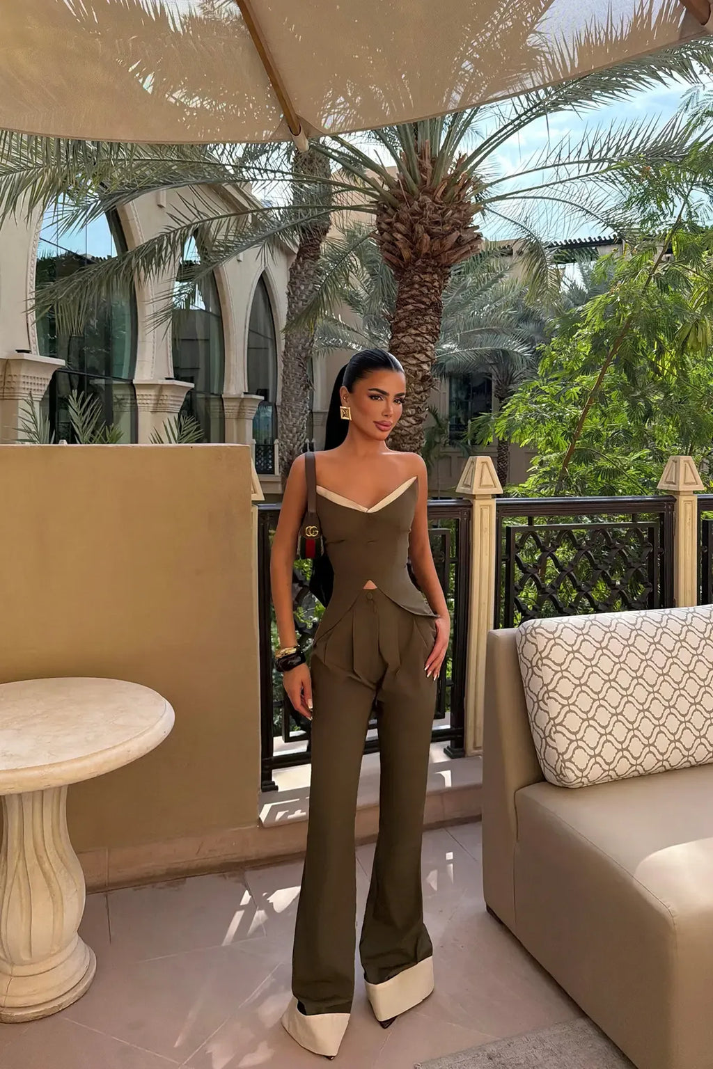Khaki Amyris Set