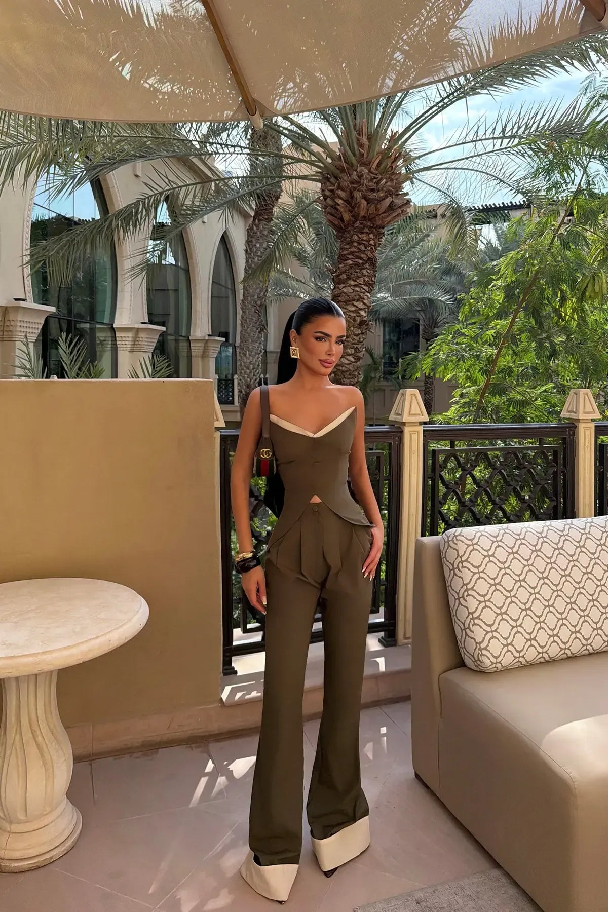 Khaki Amyris Set