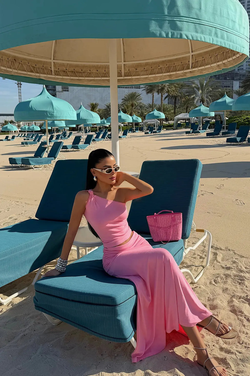 Pink Skirt Set