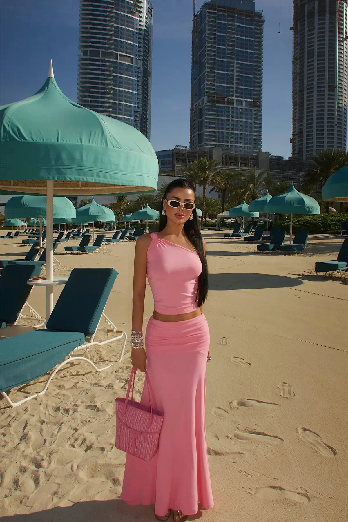 Pink Skirt Set