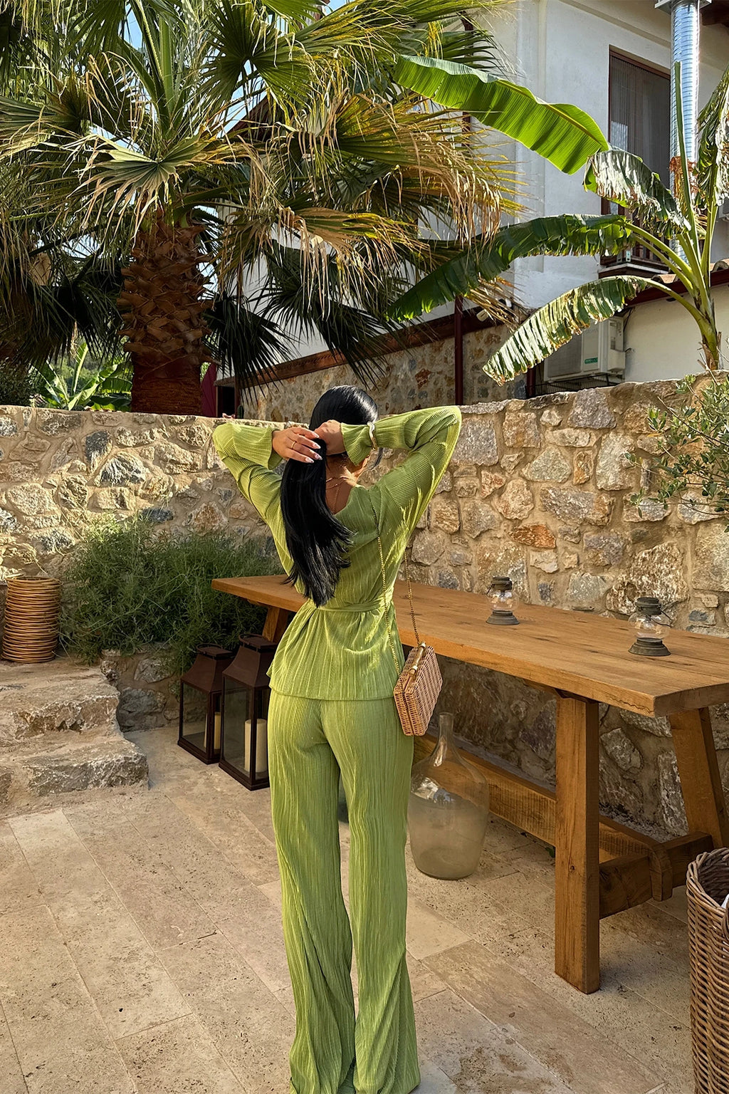 Oil Green Valerie Suit