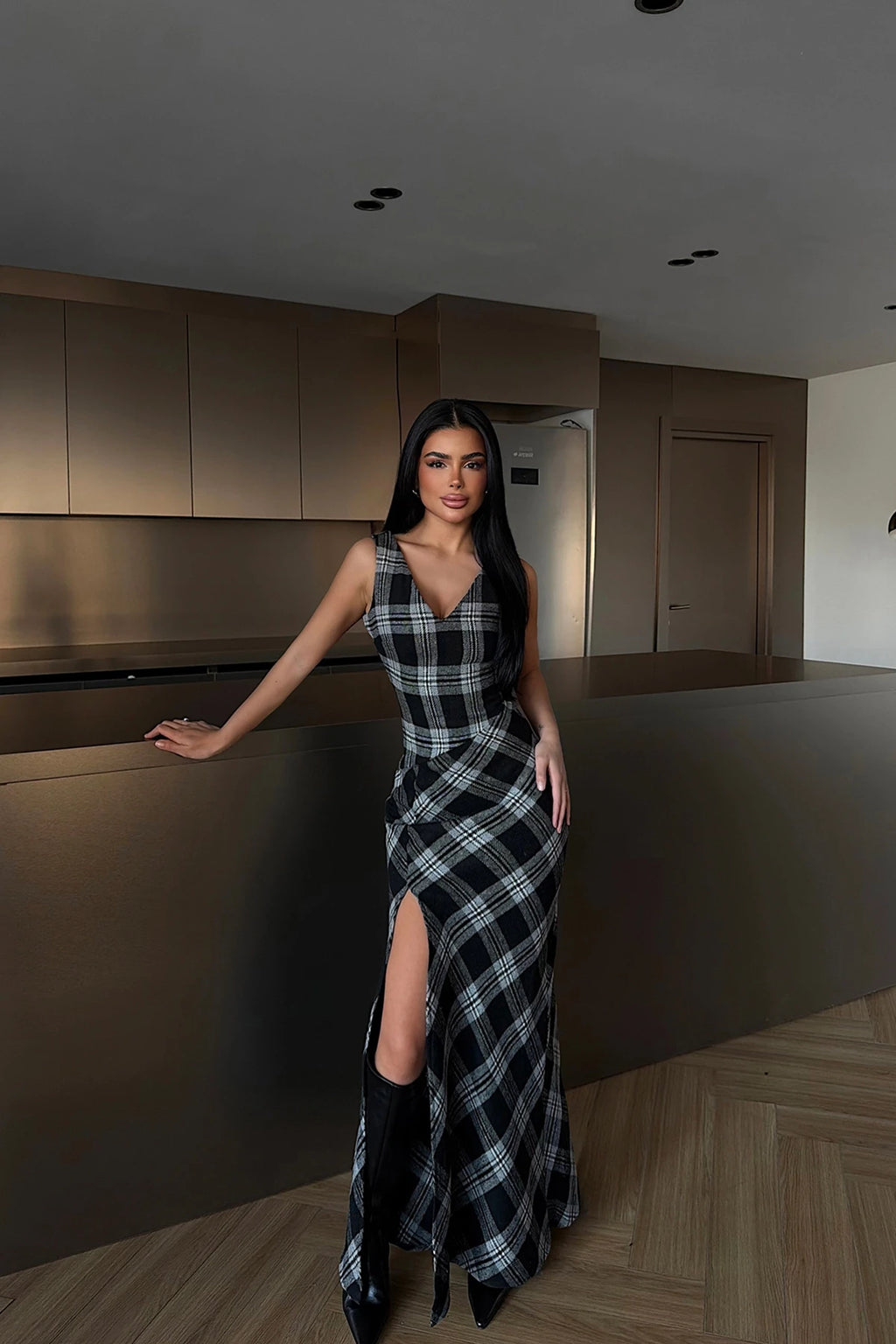Plaid Dress