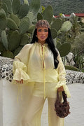 Yellow Gite Blouse