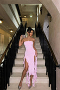 Luna Pink Evening Dress
